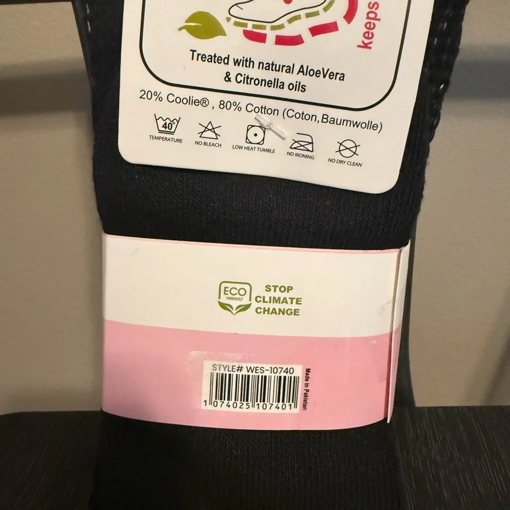 Stealth Sox Medical Extra Wide Black Diabetic Socks 3 Pack Size Men’s US 9-11